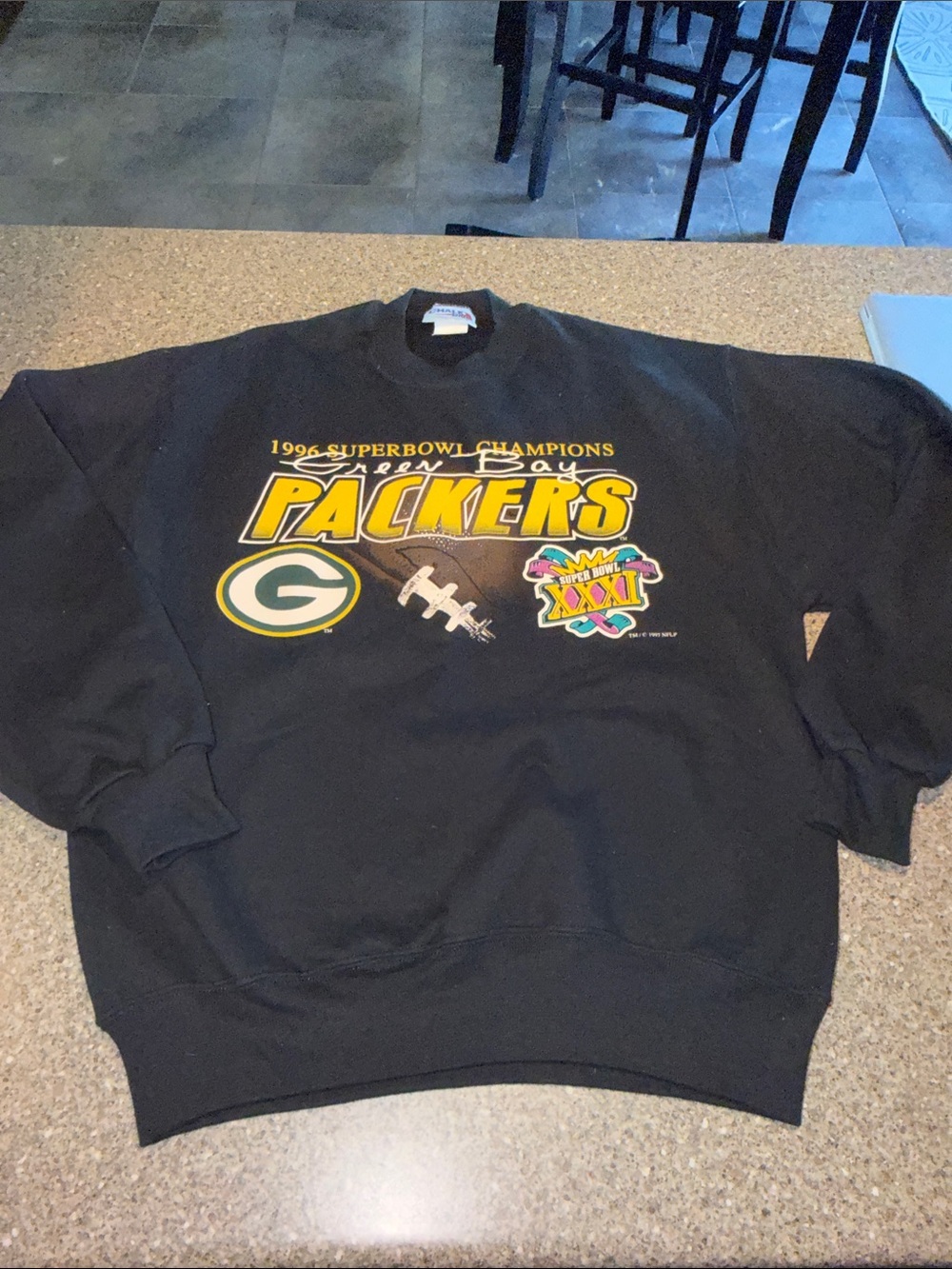 Green Bay Packers 1996 Superbowl Vintage Crewneck Sweatshirt